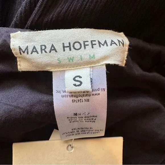 Mara Hoffman Swim Starbasket Black Maxi Dress Size Small - Picture 8 of 16